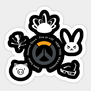 Overwatch Tanks Sticker